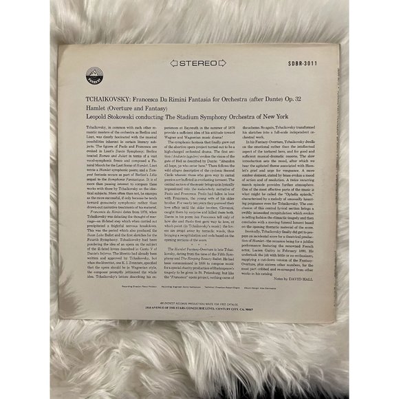 Classical Vinyl Hamlet Overture and Fantasy Leopold Stokowski conducting The Sta - Picture 7 of 9